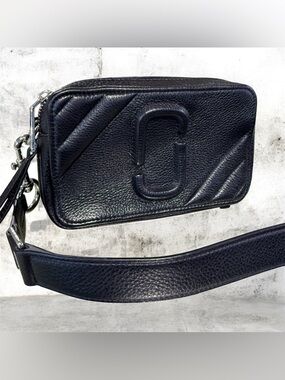 NWOT! Marc Jacobs The Moto Shot 21 Bag in Black Leather